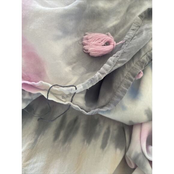Surf Gypsy Tie Dye Medium Swim Coverup Tassle Beach Vacation Coconut Girl Cruise - Picture 9 of 9